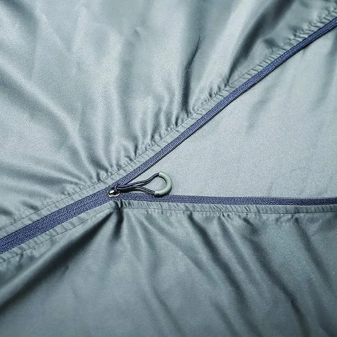 Browint Premium Sleeping Bag Liner with All Around Two-Way Zippers, 87"x41" Extra Wide Sleeping Sack for Hotel, Breathable Lightweight Travel Sheet, Multifunctional Bed Sheet for Camping, All Seasons