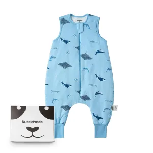 BubblePanda Rayon Made from Bamboo Toddler Sleep Sack with Feet 24-36 Months 1.0 Tog Ultra Soft Toddler Sleeping Sack 2t-3t Sleep Bag Walker Quilted Wearable Blanket with Legs 2-Way Zipper Lightweight