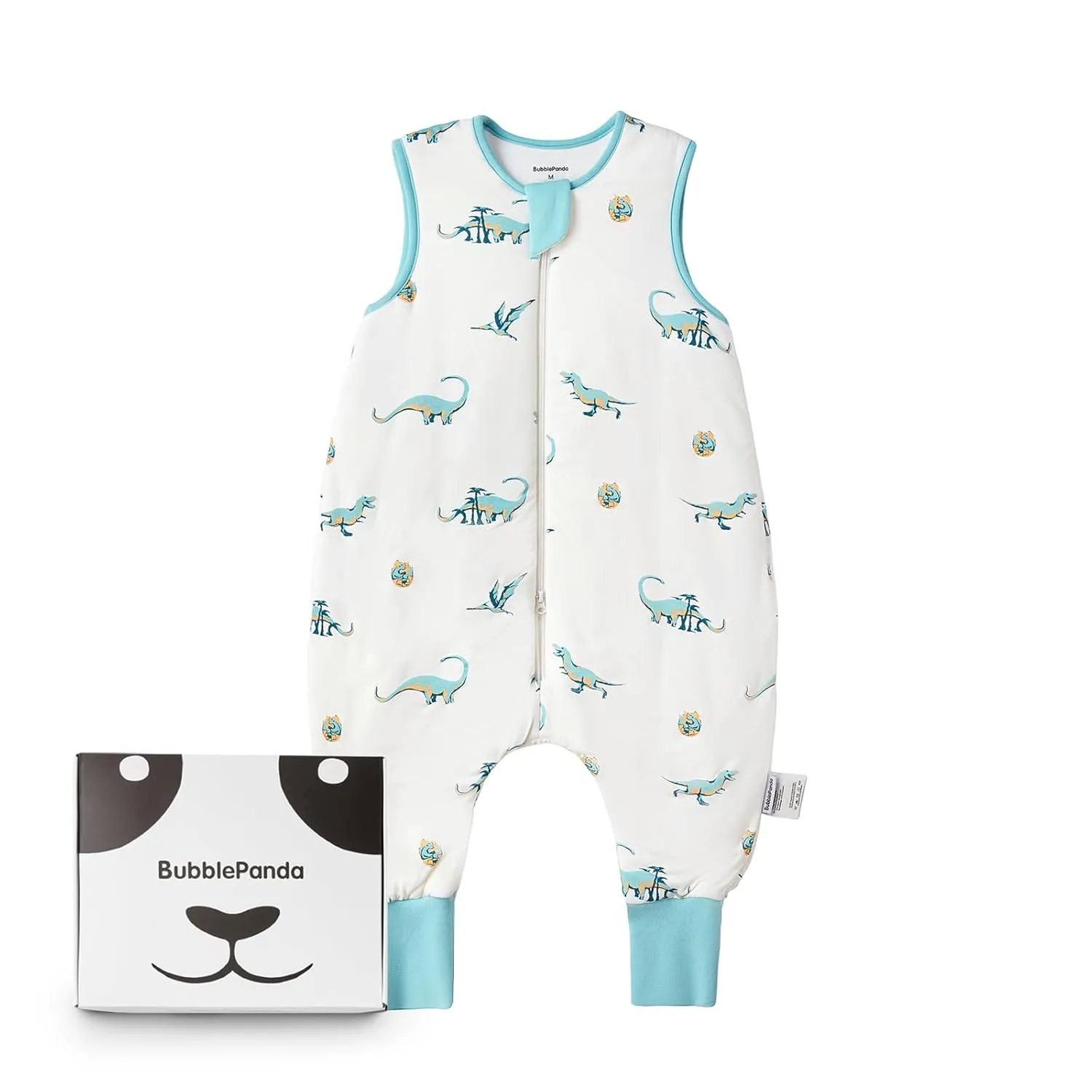 BubblePanda Rayon Made from Bamboo Toddler Sleep Sack with Feet 24-36 Months 1.0 Tog Ultra Soft Toddler Sleeping Sack 2t-3t Sleep Bag Walker Quilted Wearable Blanket with Legs 2-Way Zipper Lightweight