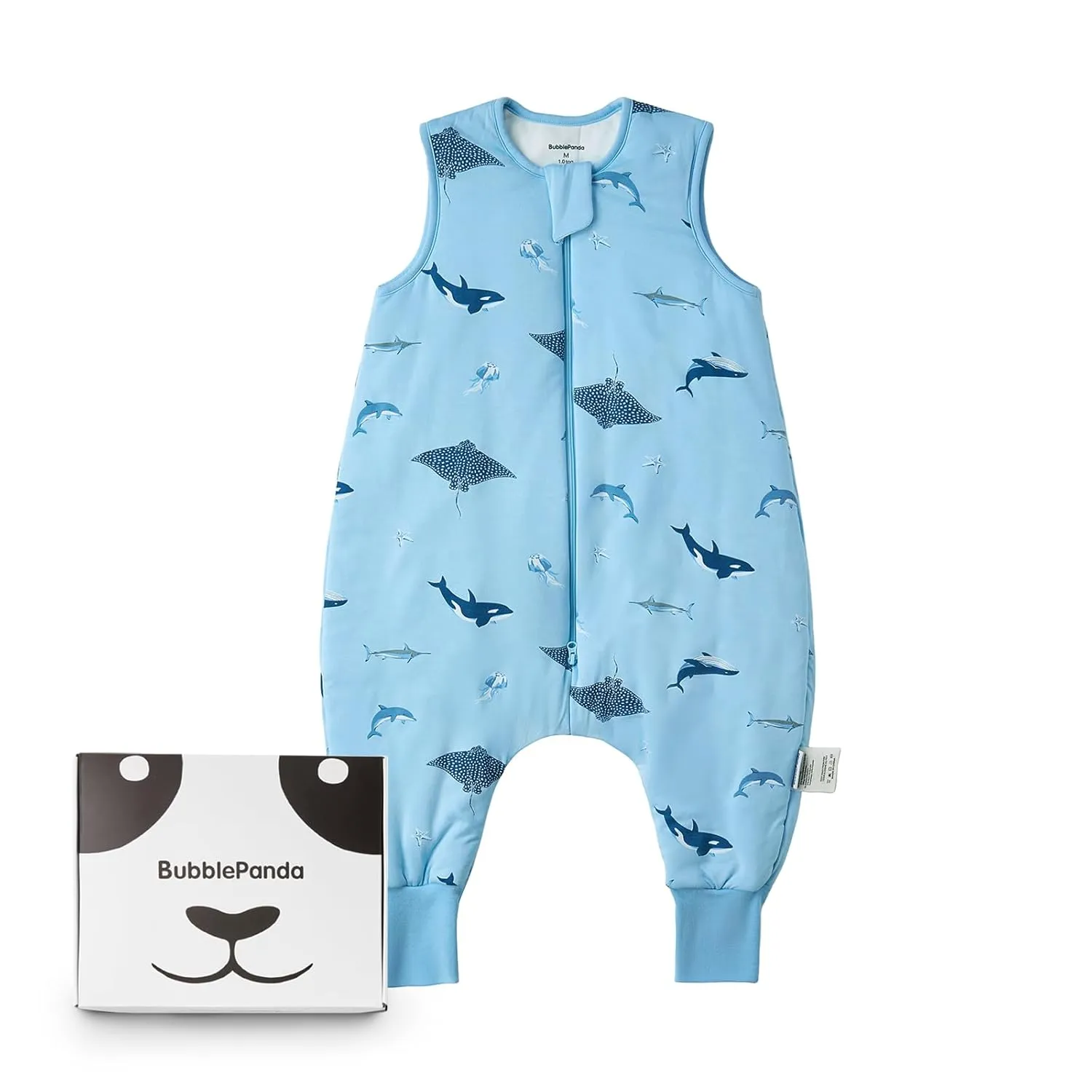 BubblePanda Rayon Made from Bamboo Toddler Sleep Sack with Feet 24-36 Months 1.0 Tog Ultra Soft Toddler Sleeping Sack 2t-3t Sleep Bag Walker Quilted Wearable Blanket with Legs 2-Way Zipper Lightweight