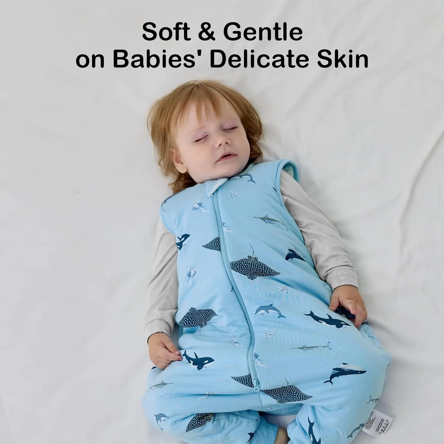 BubblePanda Rayon Made from Bamboo Toddler Sleep Sack with Feet 24-36 Months 1.0 Tog Ultra Soft Toddler Sleeping Sack 2t-3t Sleep Bag Walker Quilted Wearable Blanket with Legs 2-Way Zipper Lightweight