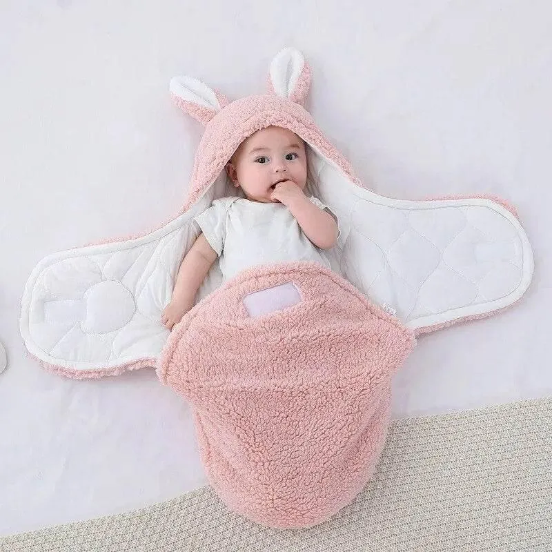 Bunny Infant Swaddle Sleeping Bag - Cute Baby Wrap