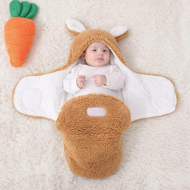 Bunny Infant Swaddle Sleeping Bag - Cute Baby Wrap