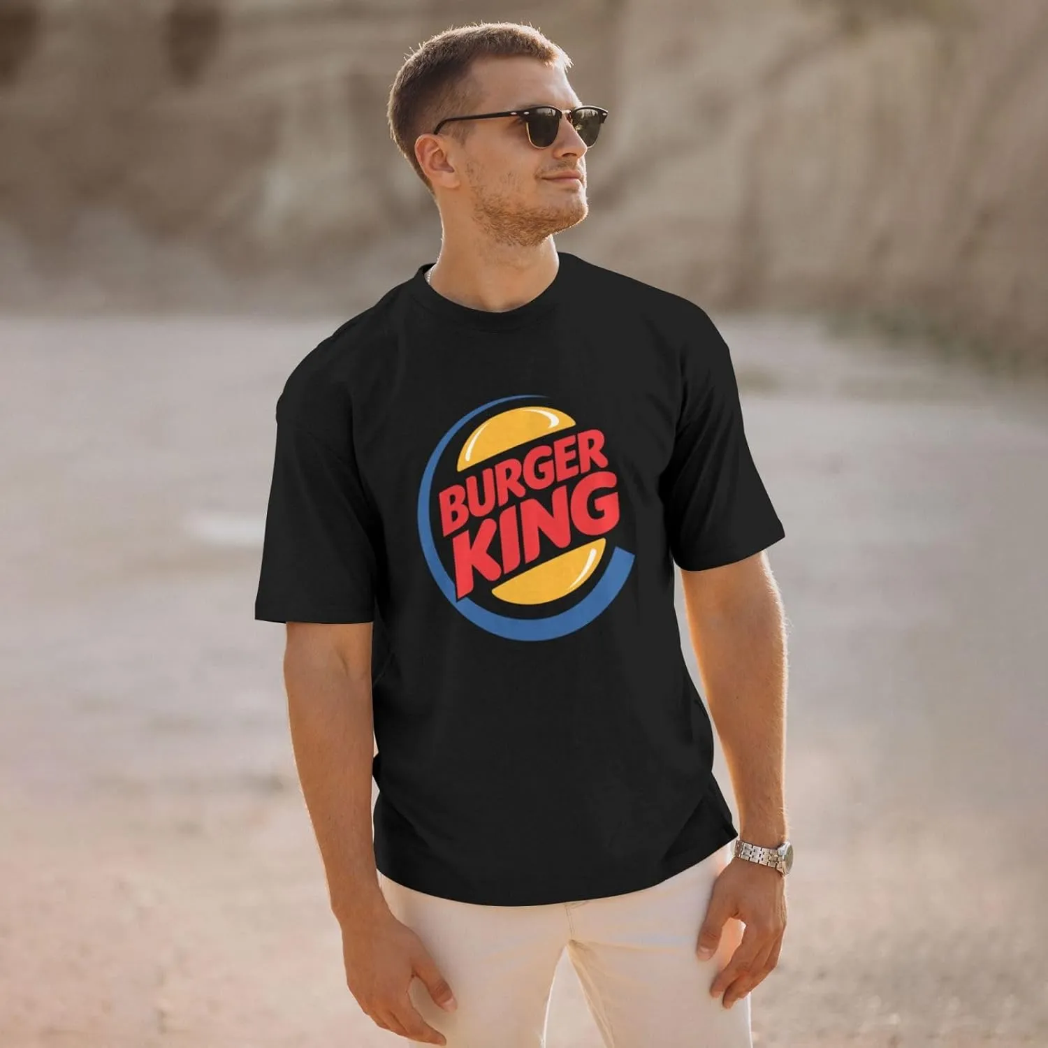 Burger King T-Shirts Short Sleeve Tees Men's Woman's Cotton T-Shirts