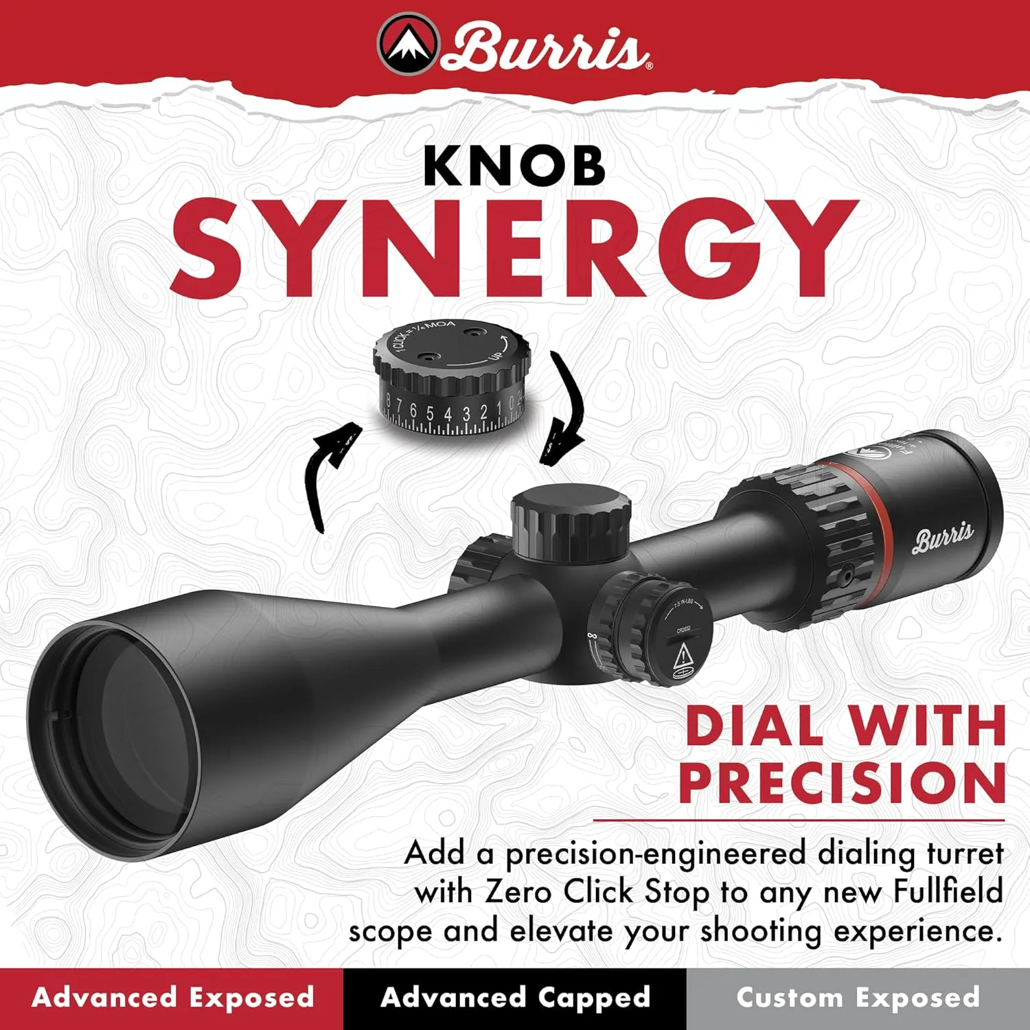 Burris Optics Fullfield 4-16x50mm Hunting RifleScopes, 1 inch Tube, Rear Focal Plane, Waterproof, Shockproof, Forever Warranty.