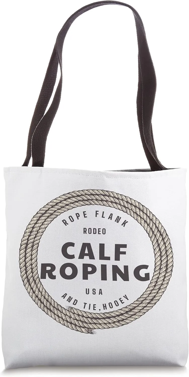 Calf Roping Tote Bag