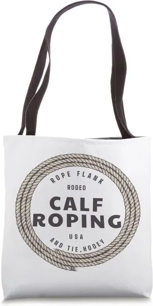 Calf Roping Tote Bag