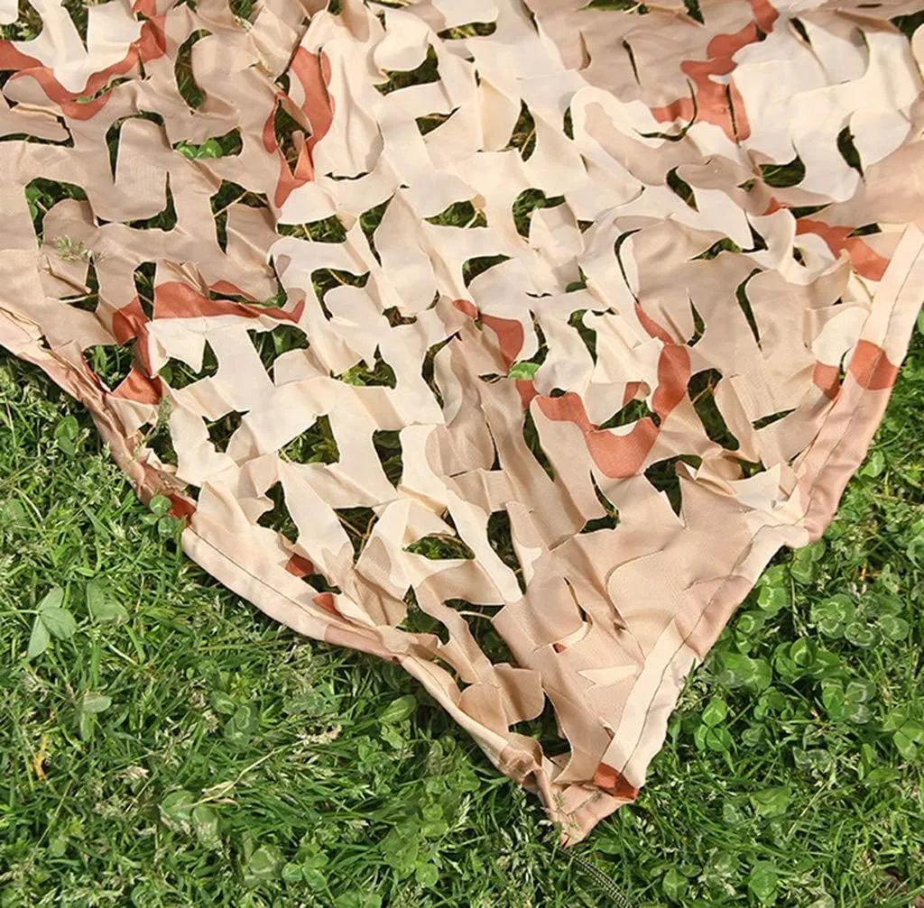 Camo Netting Camouflage Net UV Resistant Sunscreen Lightweight Camouflage Net Woodland Desert Camping Military Hunting Shooting