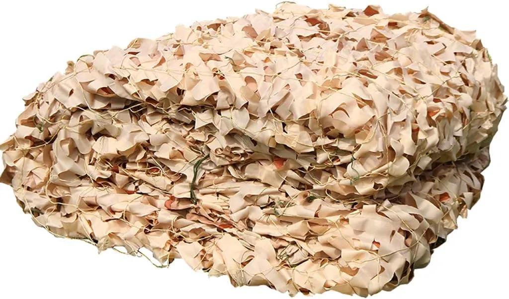 Camo Netting Camouflage Net UV Resistant Sunscreen Lightweight Camouflage Net Woodland Desert Camping Military Hunting Shooting