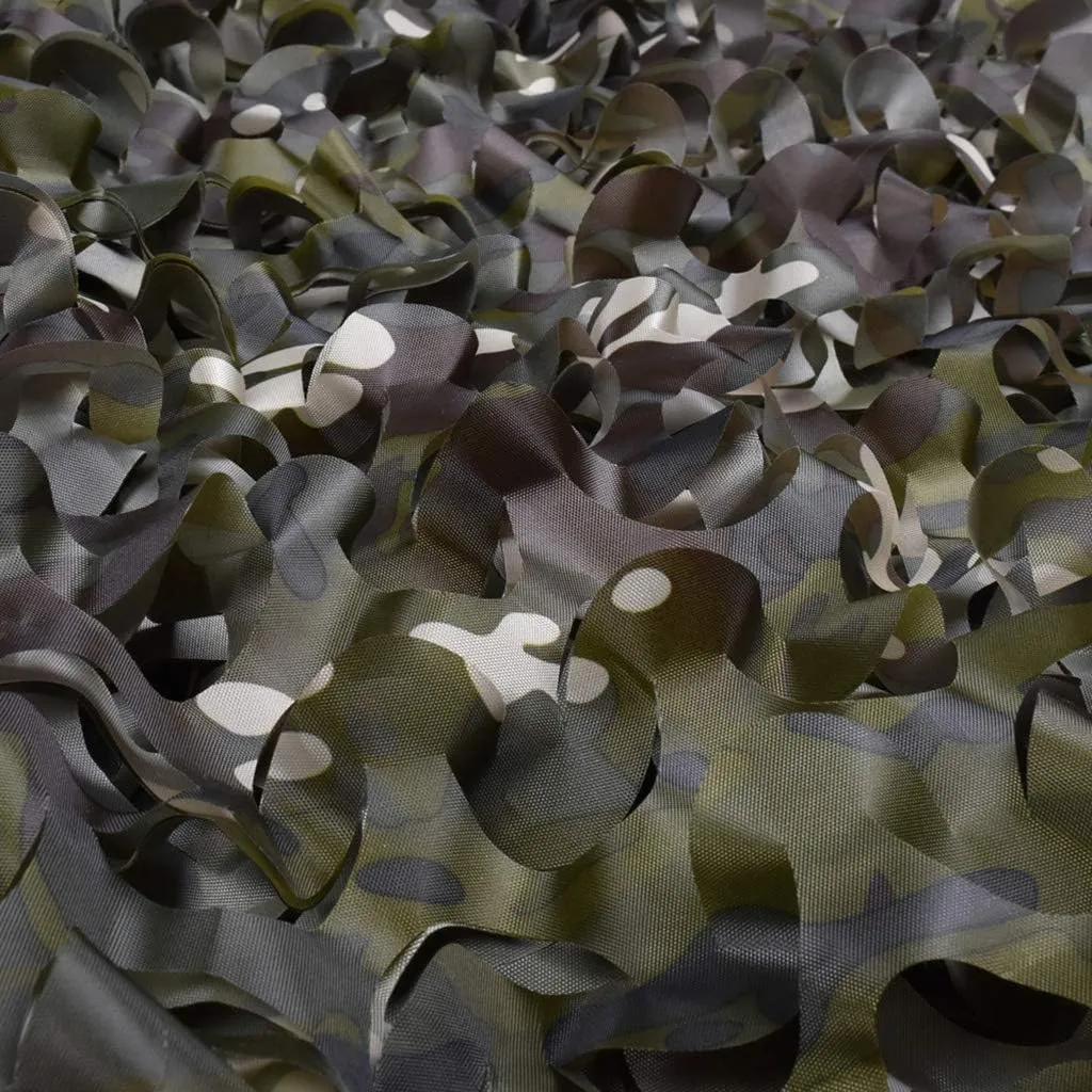 Camo Netting - Woodland Army Mesh, Camouflage Net Oxford Fabric UV Resistant Shade Blinds for Camping Shooting Hunting, Military Themed Party Decoration