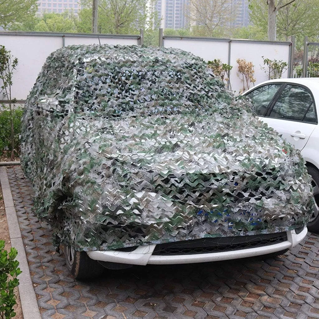 Camouflage Netting - Camping Desert Shooting Hunting Military Theme Party Decoration UV Resistant Shade Camo Netting Oxford Polyester Army Mesh Nets