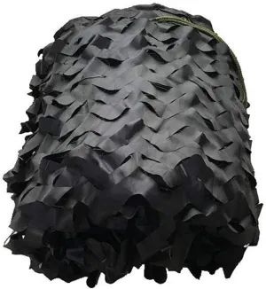 Camouflage Netting for Kids UV Resistant Shade Army Mesh Nets Outdoor Camping Military Hunting Shooting Blind Watching Hide Party Decorations - Black