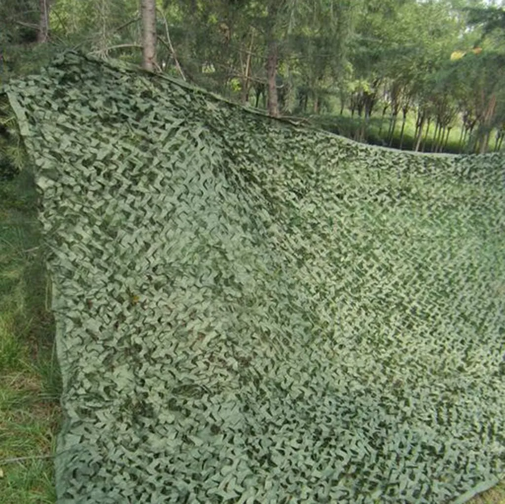 Camouflage Netting UV Resistant Shade Woodland Military Camo Netting Lightweight Durable Reinforced Sunscreen Nets Hunting Shooting Hide Theme Party Decorations