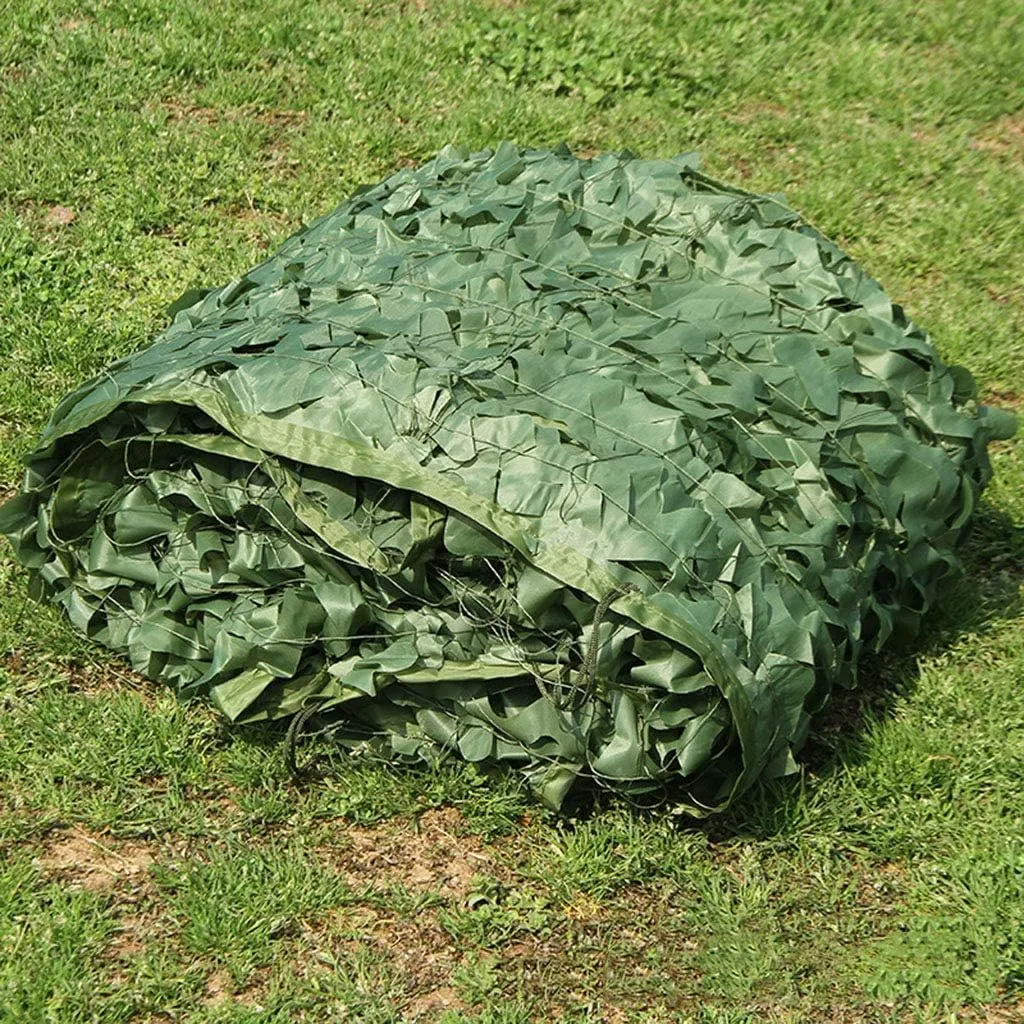 Camouflage Netting UV Resistant Shade Woodland Military Camo Netting Lightweight Durable Reinforced Sunscreen Nets Hunting Shooting Hide Theme Party Decorations