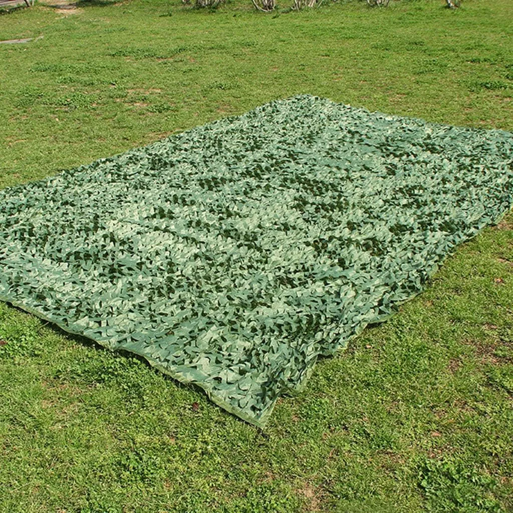 Camouflage Netting UV Resistant Shade Woodland Military Camo Netting Lightweight Durable Reinforced Sunscreen Nets Hunting Shooting Hide Theme Party Decorations