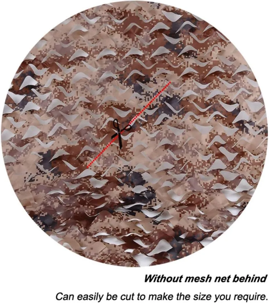 Camouflage Netting- Woodland Military Mesh UV Resistant Shade Camo Net for Camping Shooting Hunting Party Decoration Sunscreen Nets