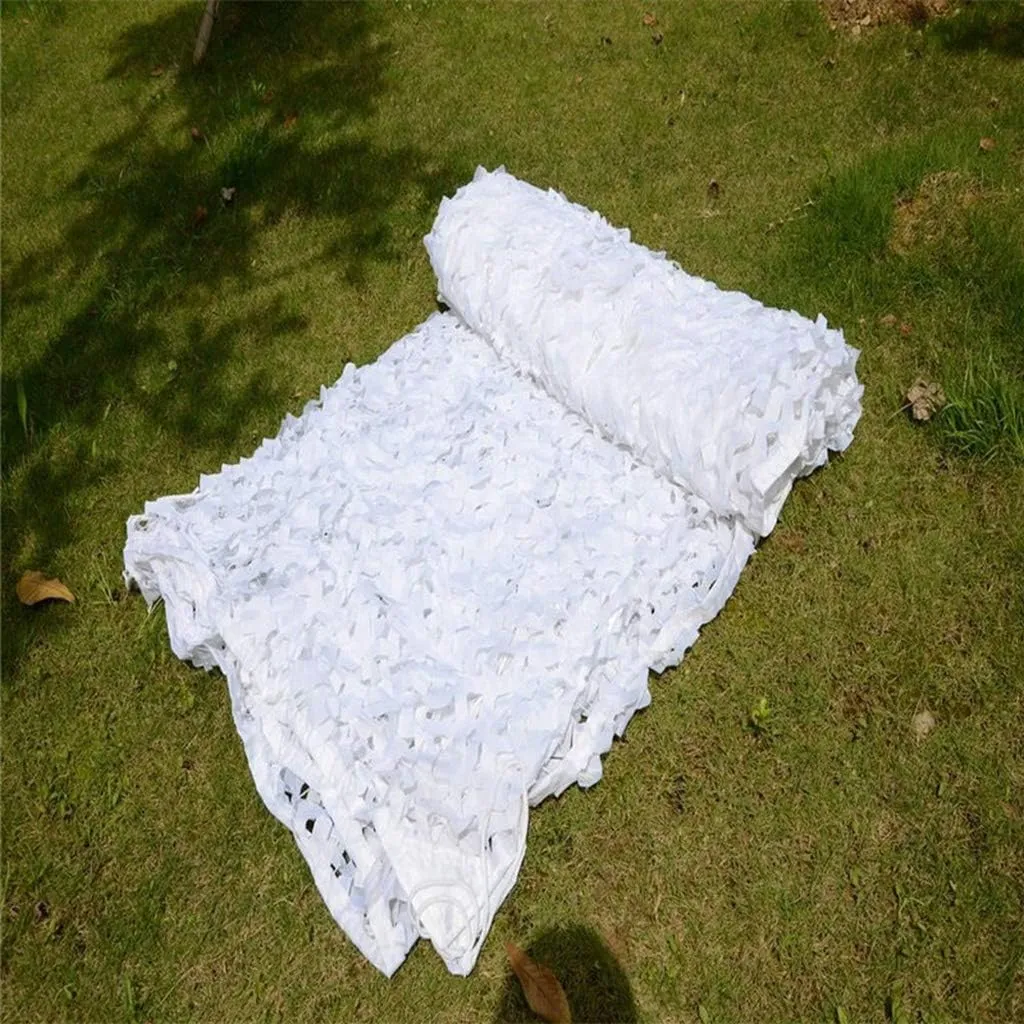 Camouflage Netting,White Camo Net Woodlands Military Netting Cover UV Resistant for Sunshade Camping Shooting Hunting Party Decoration