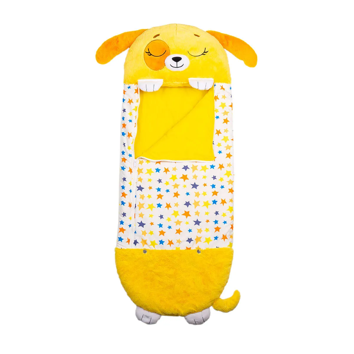 Camping Bed Spread Sleeping Bag with Attached Lazy Pillow 2532