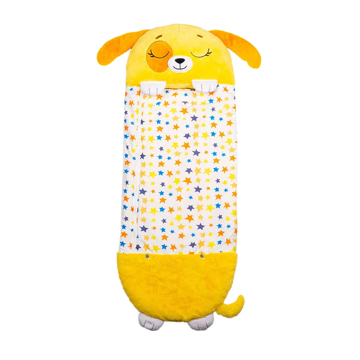 Camping Bed Spread Sleeping Bag with Attached Lazy Pillow 2532