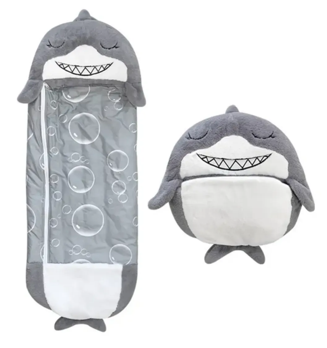 Camping Bed Spread Sleeping Bag with Attached Lazy Pillow 2532