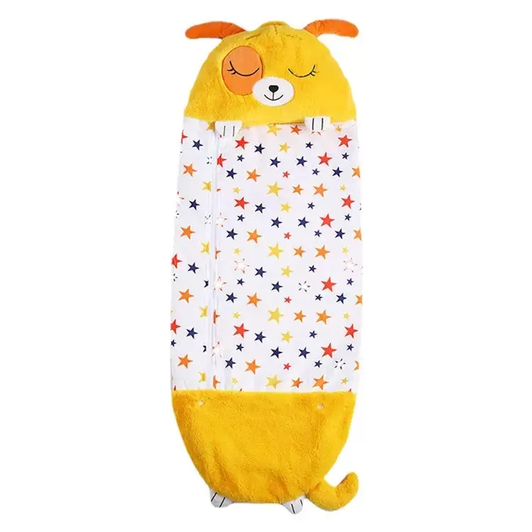 Camping Bed Spread Sleeping Bag with Attached Lazy Pillow 2532