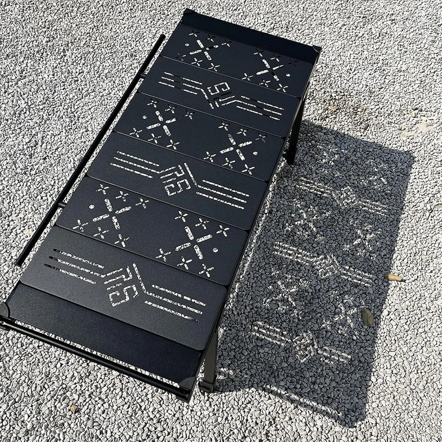 Camping IGT Table Board Lightweight Detachable Aluminum Alloy 0.5 Unit IGT Table Board Accessories for Outdoor (X Board)