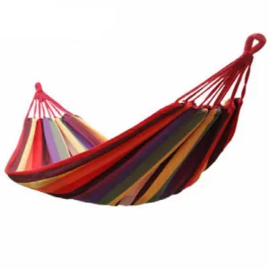 Camping Swing Canvas Stripe Hang Bag