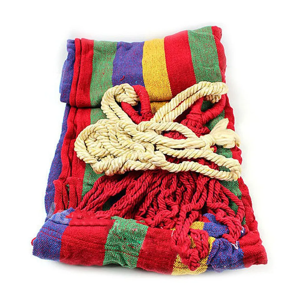 Camping Swing Canvas Stripe Hang Bag
