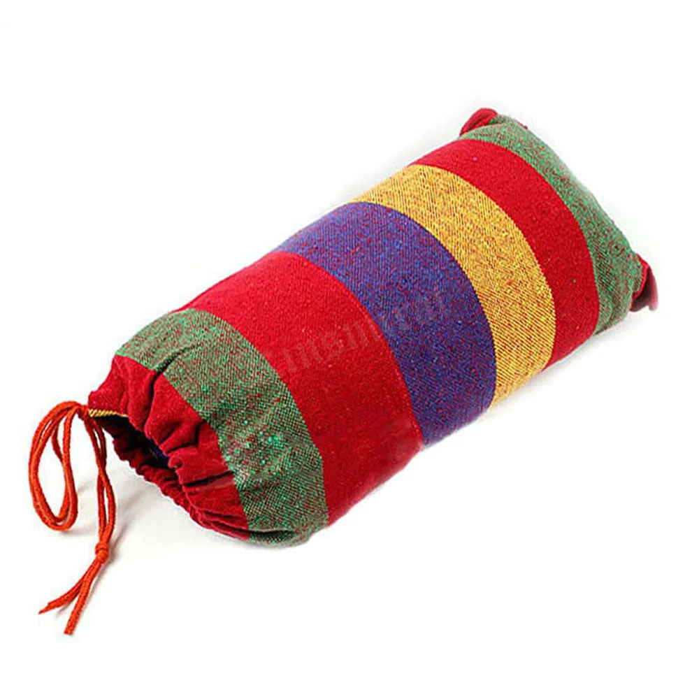 Camping Swing Canvas Stripe Hang Bag