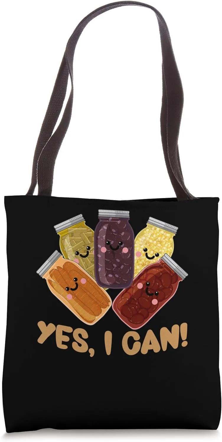 Canning Season Preserving Food Yes I Can Preservation Canner Tote Bag