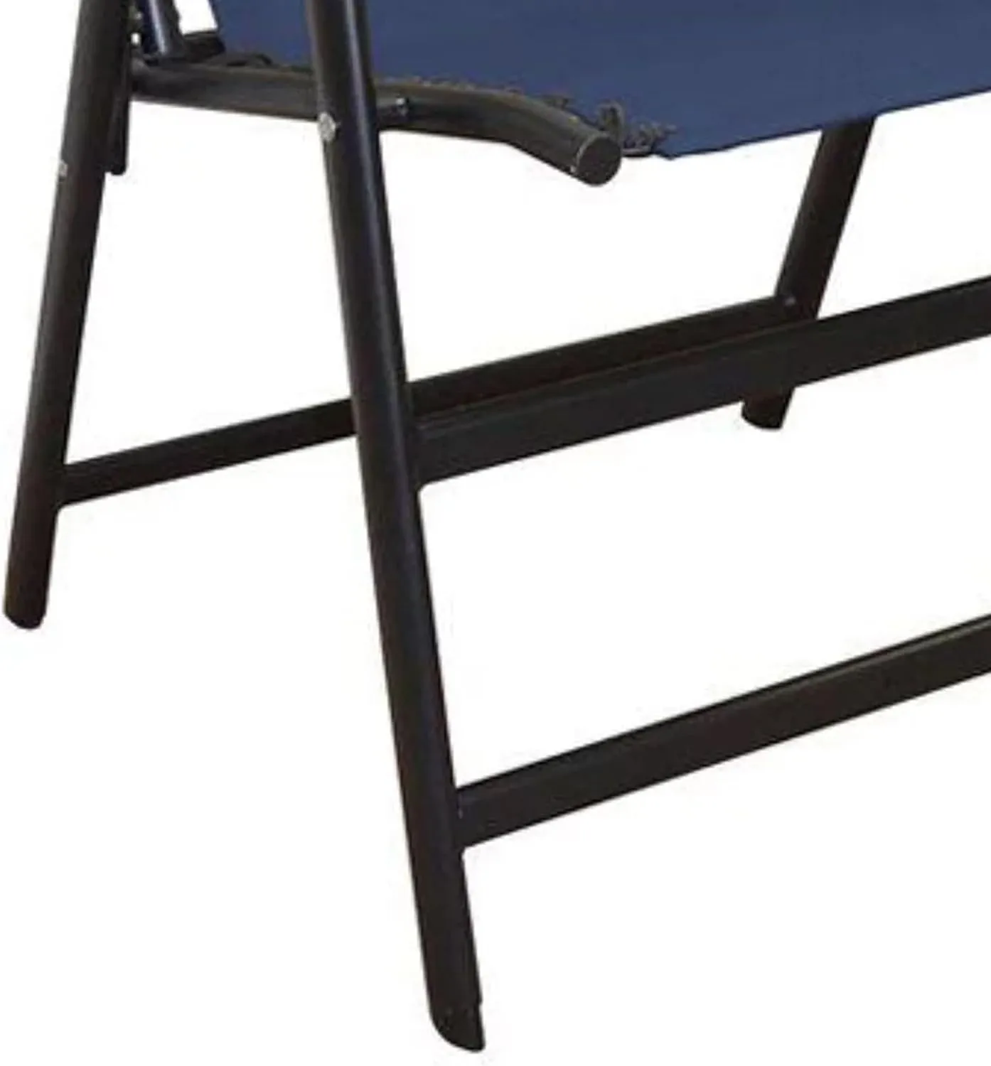 Canopy Suspension Portable Folding Sports Chair with Bungee Suspension and Textaline Fabric, 300 Pound Weight Capacity, Blue