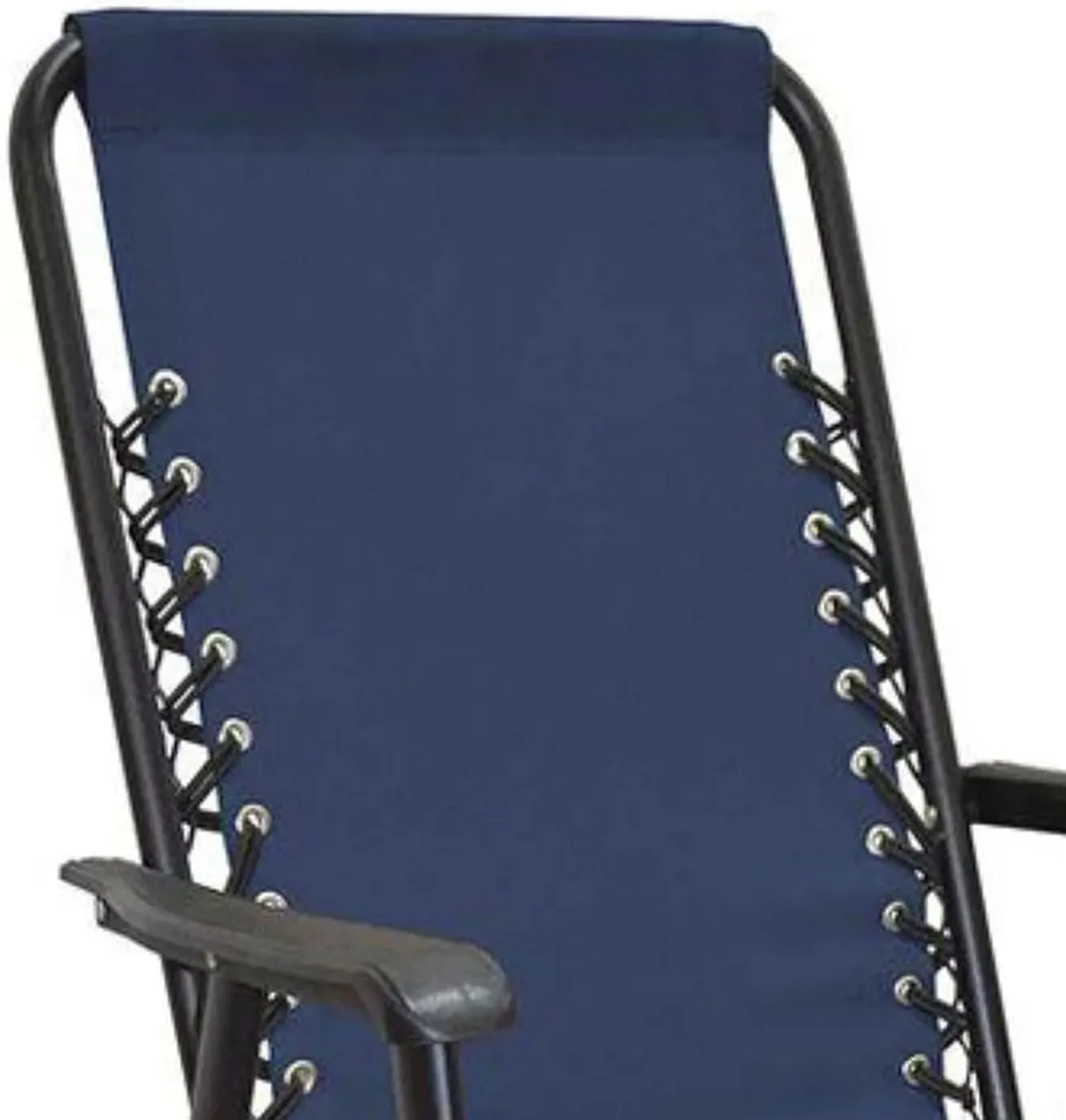 Canopy Suspension Portable Folding Sports Chair with Bungee Suspension and Textaline Fabric, 300 Pound Weight Capacity, Blue