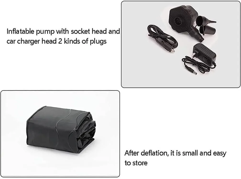 Car Inflatable Mattress, for Mitsubishi Outlander PHEV 2016-2019 Rest Sleeping Portable Outdoor Travel Camping Air Beds, Auto Accessories,A-Black 01