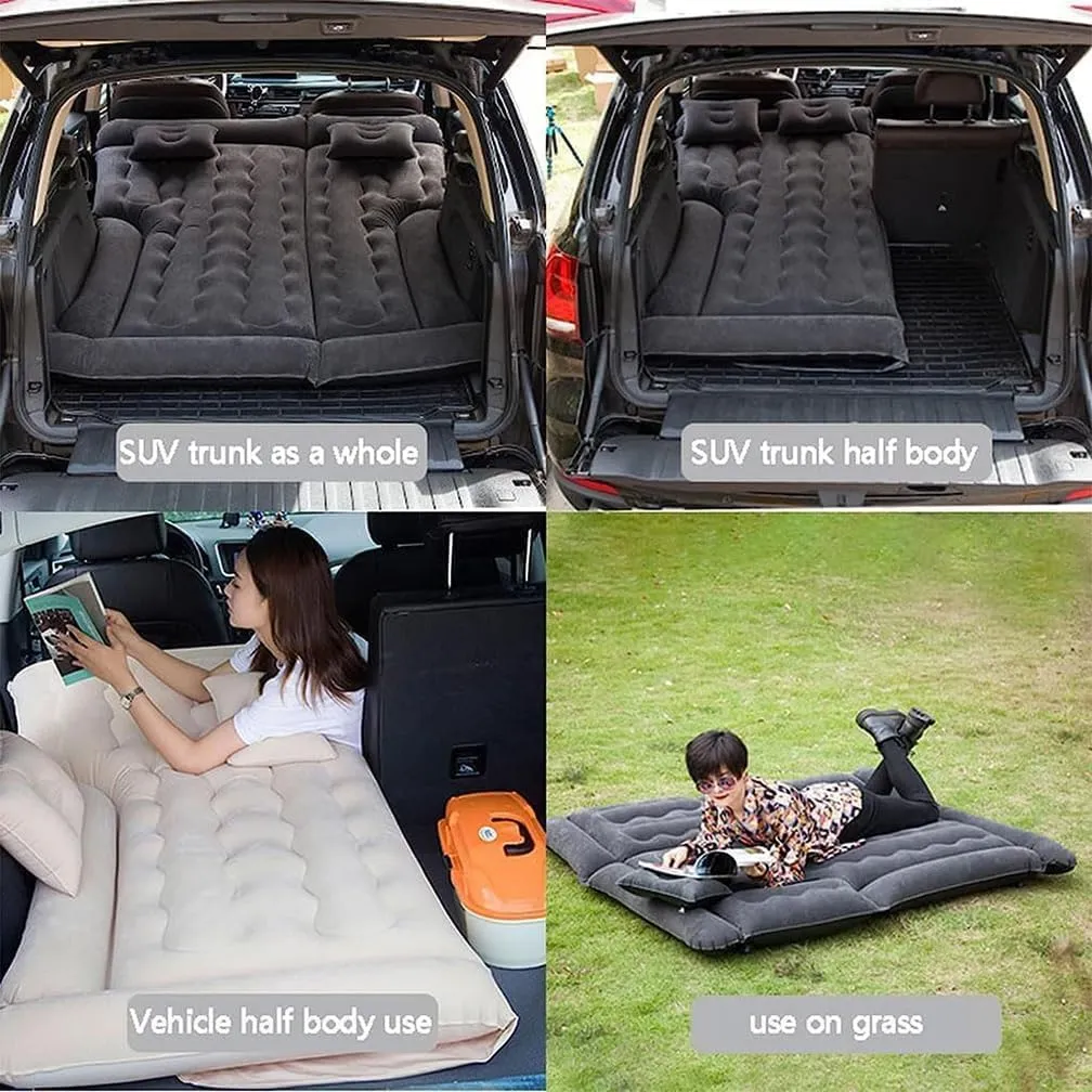 Car Inflatable Mattress, for Mitsubishi Outlander PHEV 2016-2019 Rest Sleeping Portable Outdoor Travel Camping Air Beds, Auto Accessories,A-Black 01