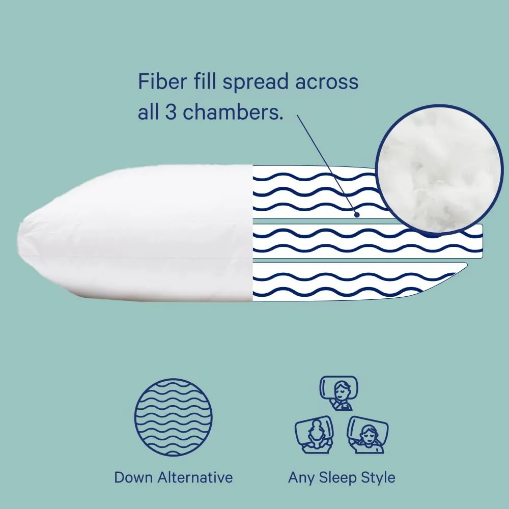 Casper Sleep Essential Pillow for Sleeping, King, White