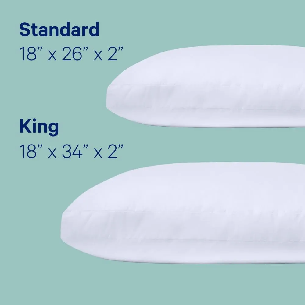 Casper Sleep Essential Pillow for Sleeping, King, White