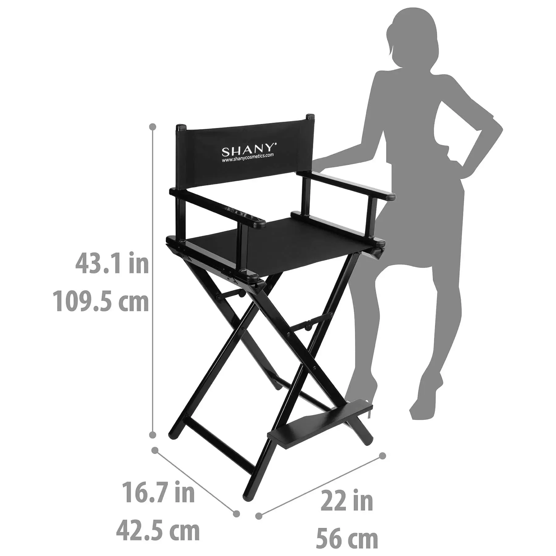 Chair Black Chair Director - Limited edition range Studio Optimized Artists Makeup -