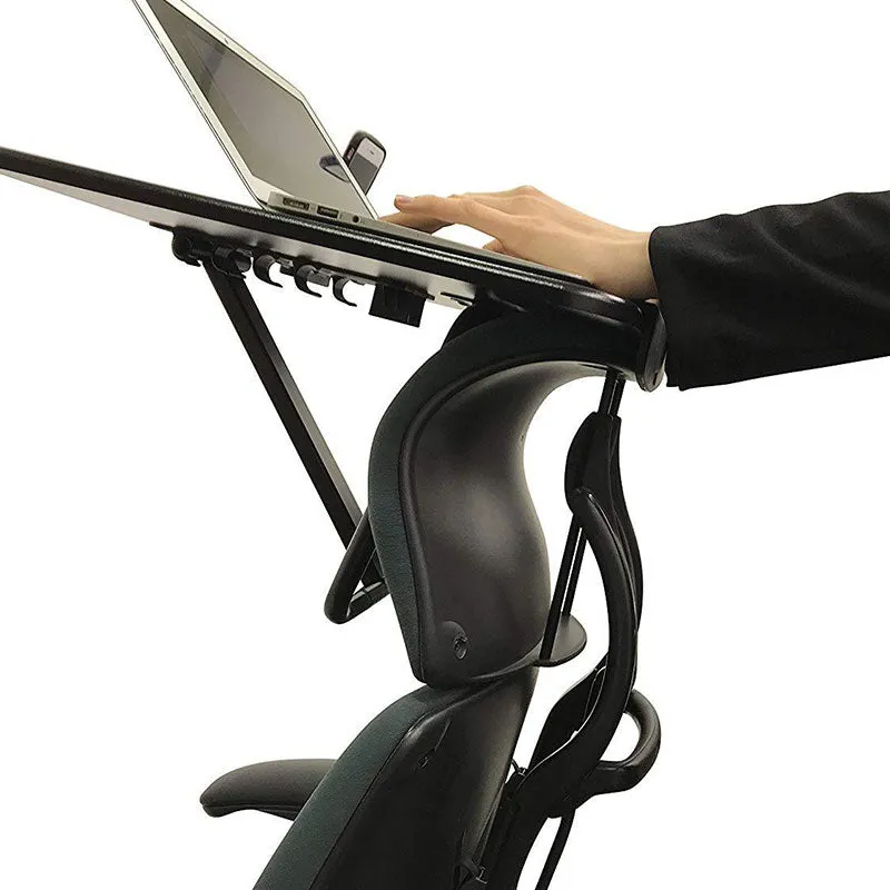 Chair to Standing Desk Converter I Affordable Standing Desk that Attaches to Your Office Chair I Portable Foldable Standing Desk, (RCL)