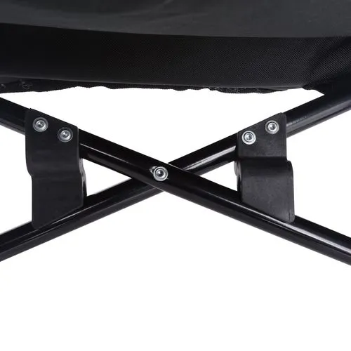 Charlie's - Foldable Elevated Dog Bed - Blue - Large