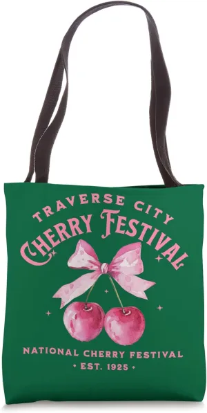 Cherry Season & Festival Inspired Artwork Tote Bag