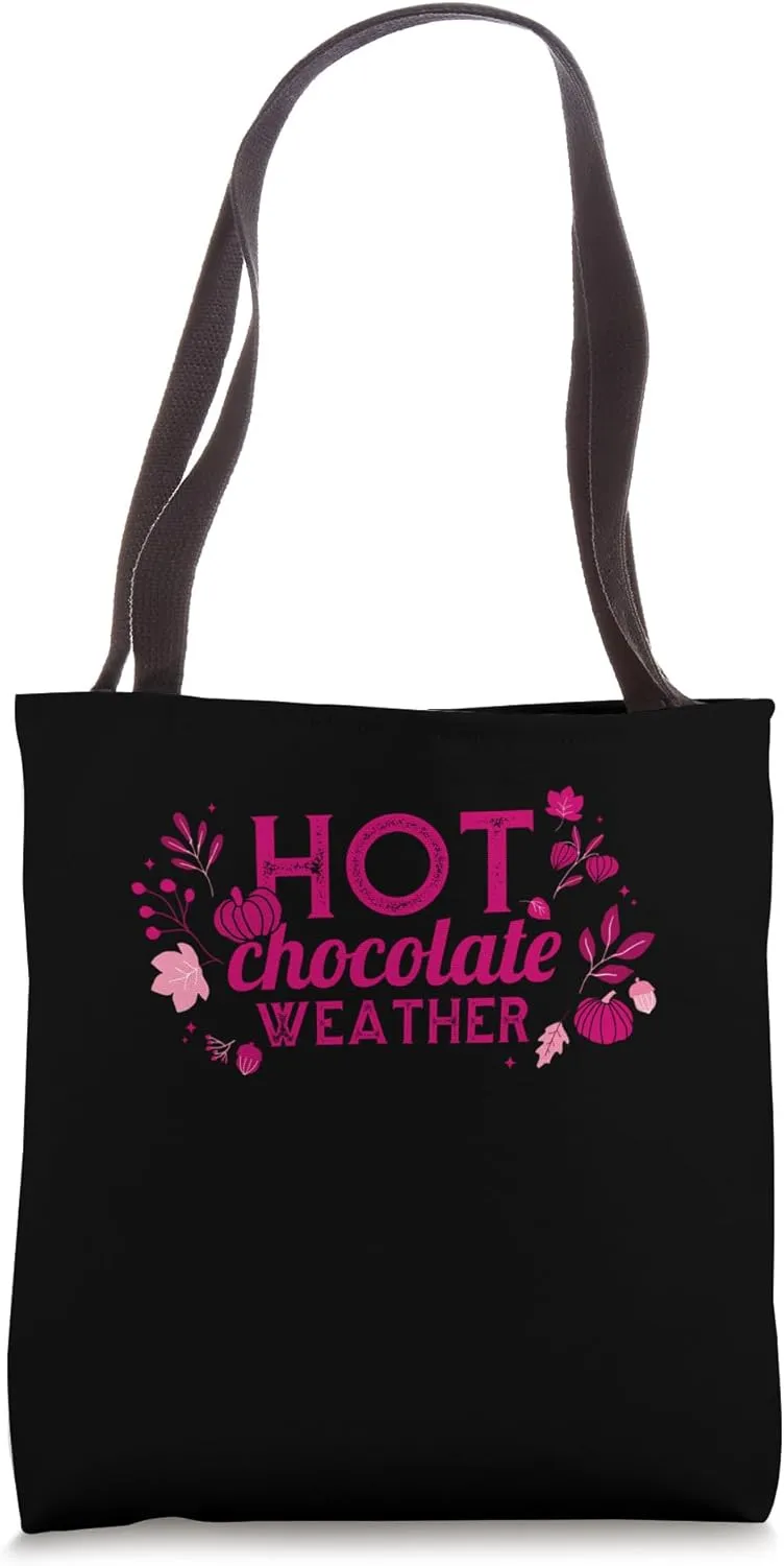 Christmas Snowy Season Hot Chocolate Weather Tote Bag