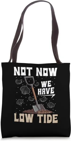 Clam Digger Equipment Shovel Clamming Season Clam Digging Tote Bag