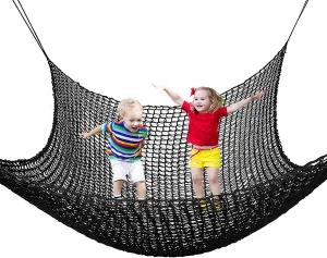 Climbing Net for Kids Double Layers Playground Safety Net Polyester Climbing Cargo Net Rope Bridge Nets for Treehouse Backyard Monkey Bars