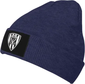 Club de Deportes Ñublense Logo Knit Hat Cap Skull Cap Beanie Hat Warm Cap Navy Blue Hat for Men Women