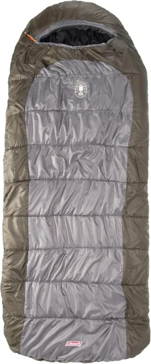 Coleman Big Basin 15°F Big & Tall Sleeping Bag, Cold Weather Sleeping Bag with Snag-Free Zipper & Better Heat Retention, Machine Washable