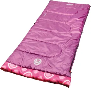 Coleman Kids 45°F Sleeping Bag for Children up to 5ft 5in Tall, Lightweight & Warm Sleep Sack for Indoor/Outdoor Use, Machine Washable