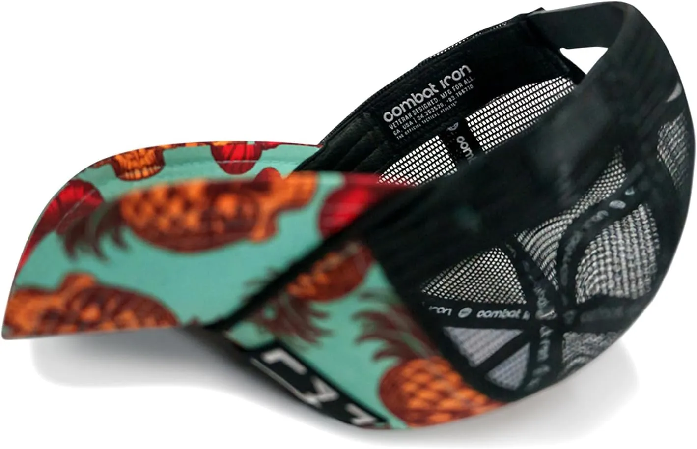Combat Iron The Weekender Mesh Rope Snapback | 5 Panel Waterproof Hat, Recycled Polyester, Sun Protection, Moisture-Wicking