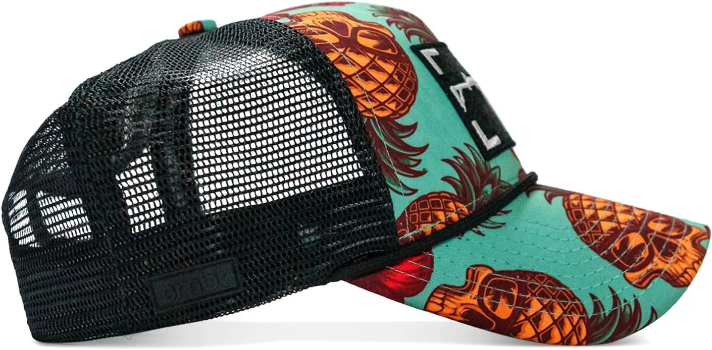 Combat Iron The Weekender Mesh Rope Snapback | 5 Panel Waterproof Hat, Recycled Polyester, Sun Protection, Moisture-Wicking