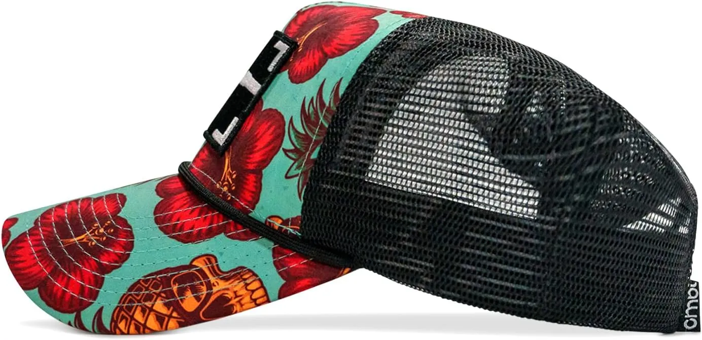 Combat Iron The Weekender Mesh Rope Snapback | 5 Panel Waterproof Hat, Recycled Polyester, Sun Protection, Moisture-Wicking