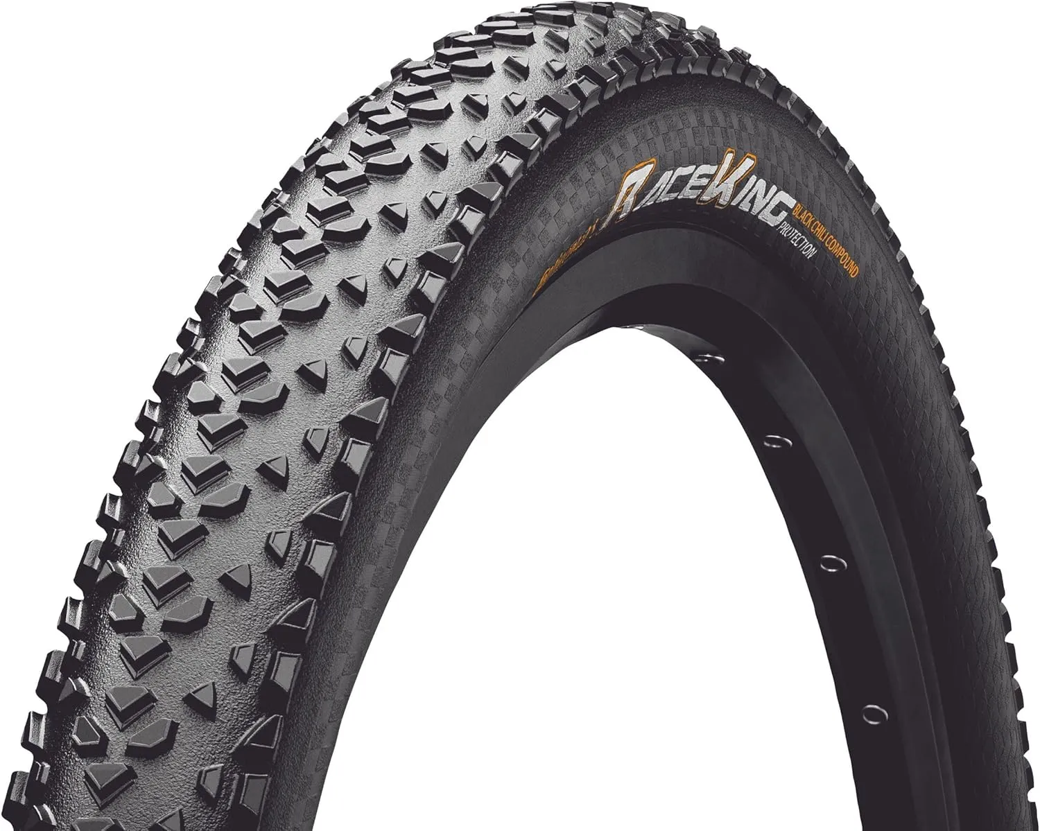 Continental Race King Mountain Bike Tire - Tubeless, Folding, Black, BlackChili, ProTection, E25, Black or Black/Bernstein, 26", 27.5" or 29" sizes